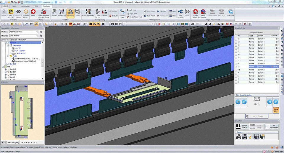 Simulating Mbend